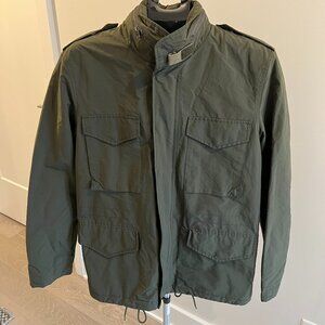 J. Crew 4-Pocket Olive Field Jacket (Size Medium)